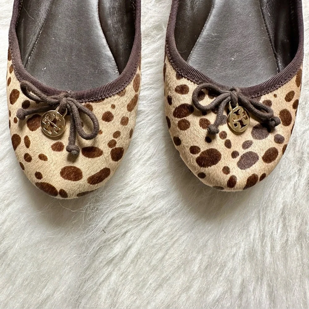 Tory Burch Chelsea Ballet Animal Print Flats - Picture 5 of 11